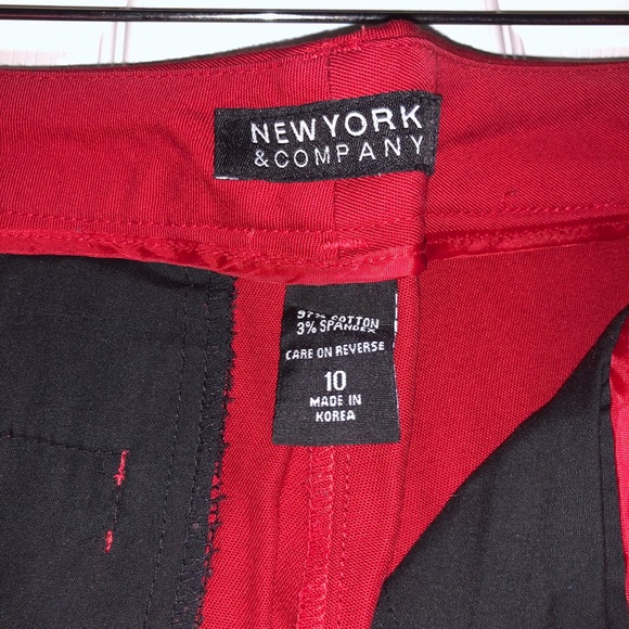 Red slacks - Picture 3 of 3